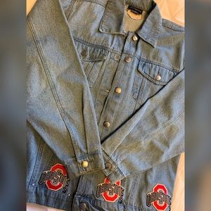 Custom Women’s Ohio State Jean Jacket Size: Medium